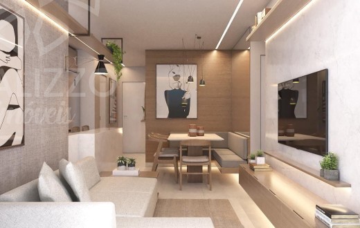 Apart 2 qtos, 69 m²