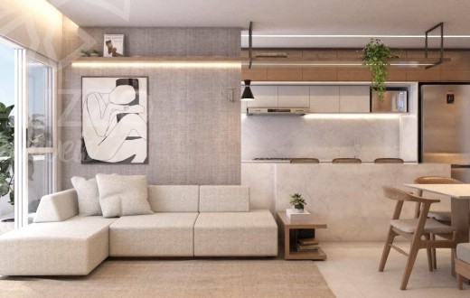 Apart 2 qtos, 69 m²